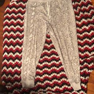 Joggers night pants snake print